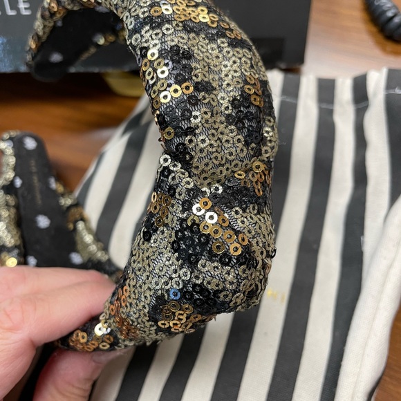 Lele Sadoughi leopard sequin headband - Picture 4 of 5